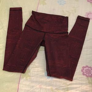 lululemon athletica high waisted leggings 4